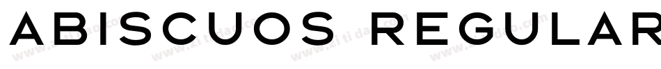 Abiscuos Regular字体转换